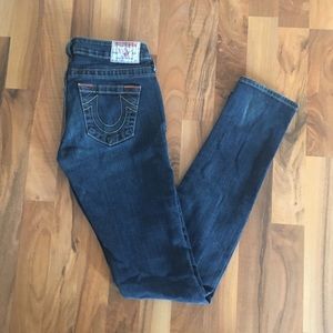 True Religion Dark Wash Skinny Jeans